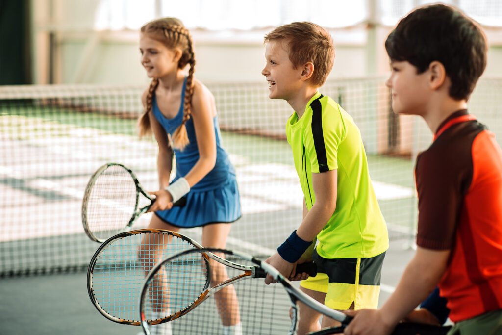 Youth tennis classes.