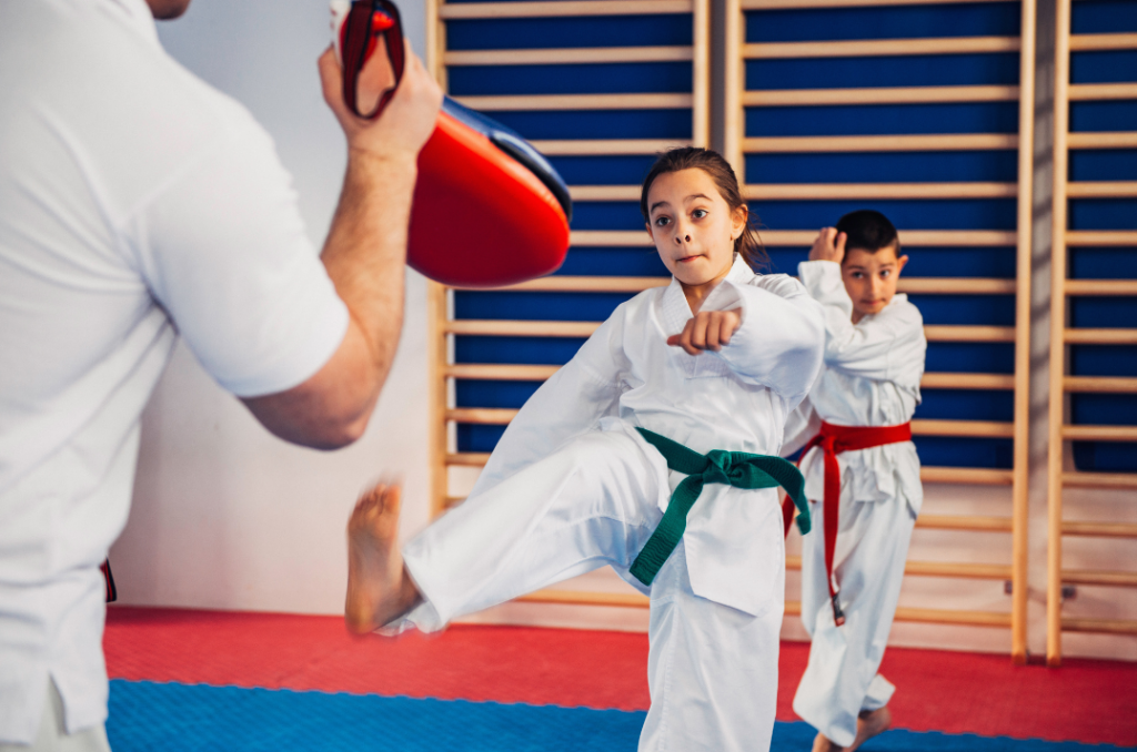 Karate class for both adults and youth